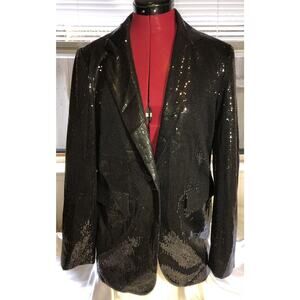 Broadway 38 Blazer Sequin Jacket Womens Size S *NEW*